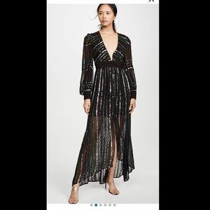 Rococo Sand black sequins dress